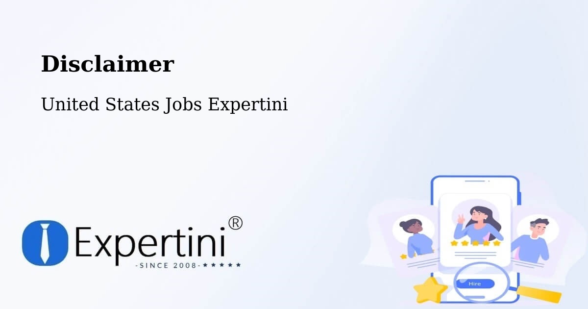 Disclaimer – Silver Spring - United States Jobs Expertini